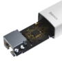 Kép 2/7 - Baseus Lite USB-C – RJ45 LAN hálózati adapter 1000Mbps - fehér