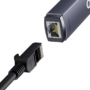 Kép 2/7 - Baseus Lite USB-C–RJ45 LAN hálózati adapter 1000Mbps - szürke