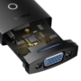 Kép 4/7 - Baseus Lite HDMI - VGA 1080p aktív adapter + 3,5mm jack audio leválasztó + micro-USB bemenet - fekete