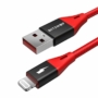 Kép 3/5 - BlitzWolf MF-10 Pro USB - Lightning  MFI 20W 1,8m kábel - piros