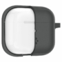 Kép 4/7 - Spigen Apple AirPods 3 Silicone Fit tok - sötétszürke