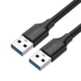 Kép 1/3 - Ugreen US128 USB (M) - USB (M) 3.2 Gen1 1m - fekete