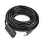 Kép 4/10 - Ugreen US121 USB 2.0 480Mbps aktív hosszabbító kábel 10m - fekete