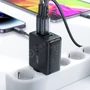 Kép 6/6 - Acefast A41 GaN hálózati gyorstöltő, 2xUSB-C + 1xUSB PPS AFC FCP SCP PD QC4+ 65W  - fekete