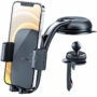 Kép 1/11 - Acefast D5 autós telefon tartó szélvédőre és szellőzőnyílásba - fekete
