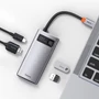 Kép 6/6 - Baseus Metal Gleam 4 az 1-ben USB-C HUB - USB 3.0 + USB 2.0 + HDMI + USB-C PD