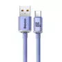 Kép 5/5 - Baseus Crystal Shine USB - USB-C 100W 2m kábel - lila
