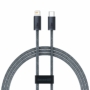 Kép 1/4 - Baseus Dynamic Series USB-C - Lightning 20W 2m szövött kábel - szürke