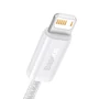 Kép 3/4 - Baseus Dynamic USB - Lightning 2,4A 1m kábel - fehér