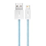 Kép 3/4 - Baseus Dynamic USB - Lightning 2,4A 1m kábel - világoskék