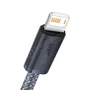 Kép 3/4 - Baseus Dynamic USB - Lightning 2,4A 2m kábel - szürke