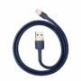 Kép 1/4 - Baseus Cafule USB - Lightning 1,5A 2m kábel - sötétkék-arany