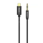 Kép 1/4 - Baseus Yiven USB-C - 3,5mm jack 1,2m audiokábel - fekete