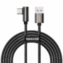 Kép 1/10 - Baseus Legend Elbow USB - USB-C 66W derékszögű kábel 2m - fekete