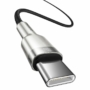 Kép 3/7 - Baseus Cafule Metal USB-C - USB-C 100W 2m kábel - fekete