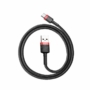 Kép 3/4 - Baseus Cafule USB - USB-C 3A 0,5m kábel - fekete