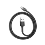 Kép 3/6 - Baseus Cafule USB - USB-C 3A 0,5m kábel - szürke-fekete