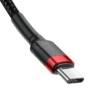 Kép 3/6 - Baseus Cafule USB-C - USB-C PD 2.0 QC 3.0 60W  2m kábel - fekete
