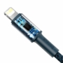 Kép 5/8 - Baseus High Density USB-C - Lightning sodrott szövet PD 20W 5A kábel 1m - kék