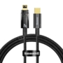 Kép 1/5 - Baseus Explorer Auto Power-Off USB-C - Lightning 20W 1m kábel - fekete