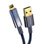 Kép 3/4 - Baseus Explorer Auto Power-Off USB - Lightning 2,4A 2m kábel - sötétkék