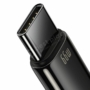 Kép 4/10 - Baseus Tungsten Gold USB - USB-C 66W 2m szövet sodrott kábel - fekete