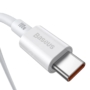 Kép 2/4 - Baseus Superior USB-C - USB-C 100W 1m kábel - fehér