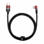 Kép 1/4 - Baseus MVP2 USB-C - USB-C 100W 1m kábel - fekete-piros