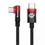 Kép 2/4 - Baseus MVP2 USB-C - USB-C 100W 1m kábel - fekete-piros