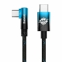 Kép 2/4 - Baseus MVP2 USB-C - USB-C 100W 1m kábel - fekete-kék