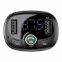 Kép 4/6 - Baseus T-típusú S-09 Bluetooth FM adó - transzmitter - fekete