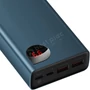 Kép 3/4 - Baseus Adaman Metal 20000mAh 2xUSB + USB-C PD QC 3.0 65W Power Bank - kék