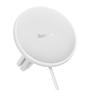 Kép 7/8 - Baseus CW01 MagSafe 15W mágneses autós telefon tartó és vezeték nélküli töltő szellőzőnyílásba + autós töltő USB-C 25W - fehér