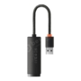 Kép 1/8 - Baseus Lite USB – RJ45 LAN hálózati adapter 100Mbps - fekete