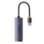 Kép 3/9 - Baseus Lite USB – RJ45 LAN hálózati adapter 100Mbps - szürke