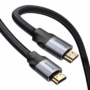 Kép 2/4 - Baseus Enjoyment HDMI 2.0 kábel 4K 3D 0,5m - fekete