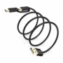 Kép 3/5 - Choetech 2 az 1-ben kábel,  USB - USB Type C / micro USB, 1.2m,  3A - fekete