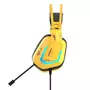 Kép 2/3 - Dareu EH732 USB RGB gamer mikrofonos fejhallgató - sárga