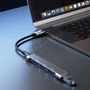 Kép 8/8 - Dudao A16T 4 portos USB-C - 3xUSB2.0 + 1xUSB3.0 HUB - szürke