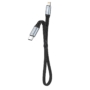 Kép 1/5 - Dudao L10P USB-C - Lightning PD 20W 23cm kábel - fekete
