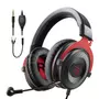 Kép 2/2 - EKSA E900 gamer mikrofonos fejhallgató - fekete-piros