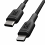 Kép 2/4 - Green Cell USB-C - Lightning MFI 1m kábel - fekete