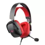 Kép 1/5 - HAVIT H2039d gamer mikrofonos fejhallgató - fekete-piros