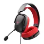 Kép 2/5 - HAVIT H2039d gamer mikrofonos fejhallgató - fekete-piros