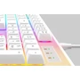 Kép 4/5 - Havit KB876L angol RGB billentyűzet - fehér