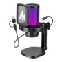 Kép 4/6 - Maono DGM20 USB-C / 3,5mm jack RGB gamer mikrofon POP filterrel - fekete