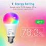 Kép 3/7 - Meross MSL120 Apple HomeKit Smart Wi-Fi LED RGB okos izzó