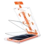 Kép 2/4 - Mobile Origin Orange Screen Guard kijelzővédő - Apple iPhone 15 Pro - 2db + felhelyező keret