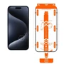 Kép 3/4 - Mobile Origin Orange Screen Guard kijelzővédő - Apple iPhone 15 Pro - 2db + felhelyező keret