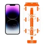 Kép 6/8 - Mobile Origin Screen Guard kijelzővédő - Apple iPhone 14 Plus / 13 Pro Max - 2db + felhelyező keret